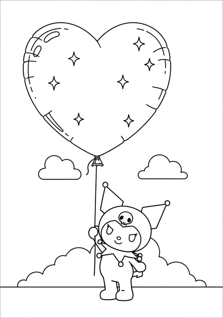 kuromi coloring pages 35