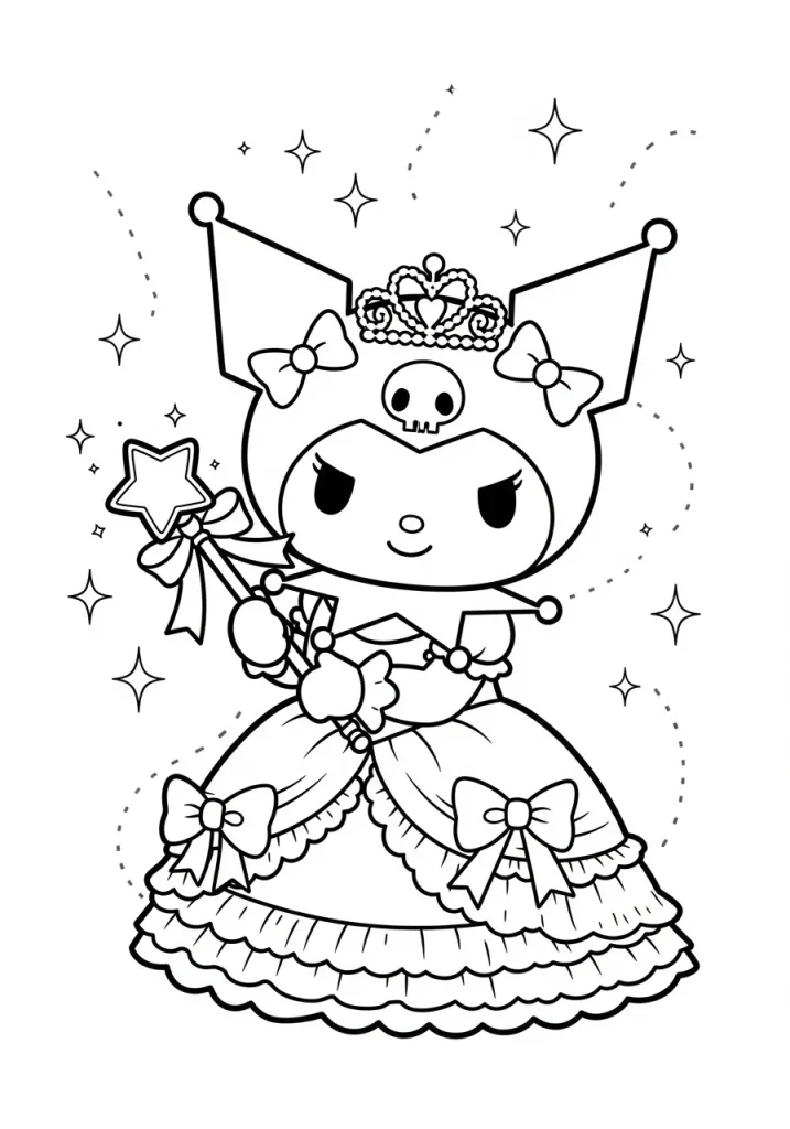 kuromi coloring pages 37