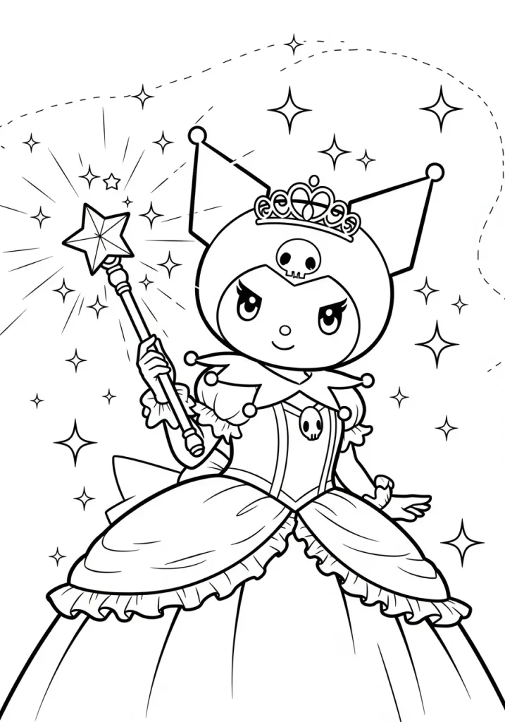 kuromi coloring pages 38