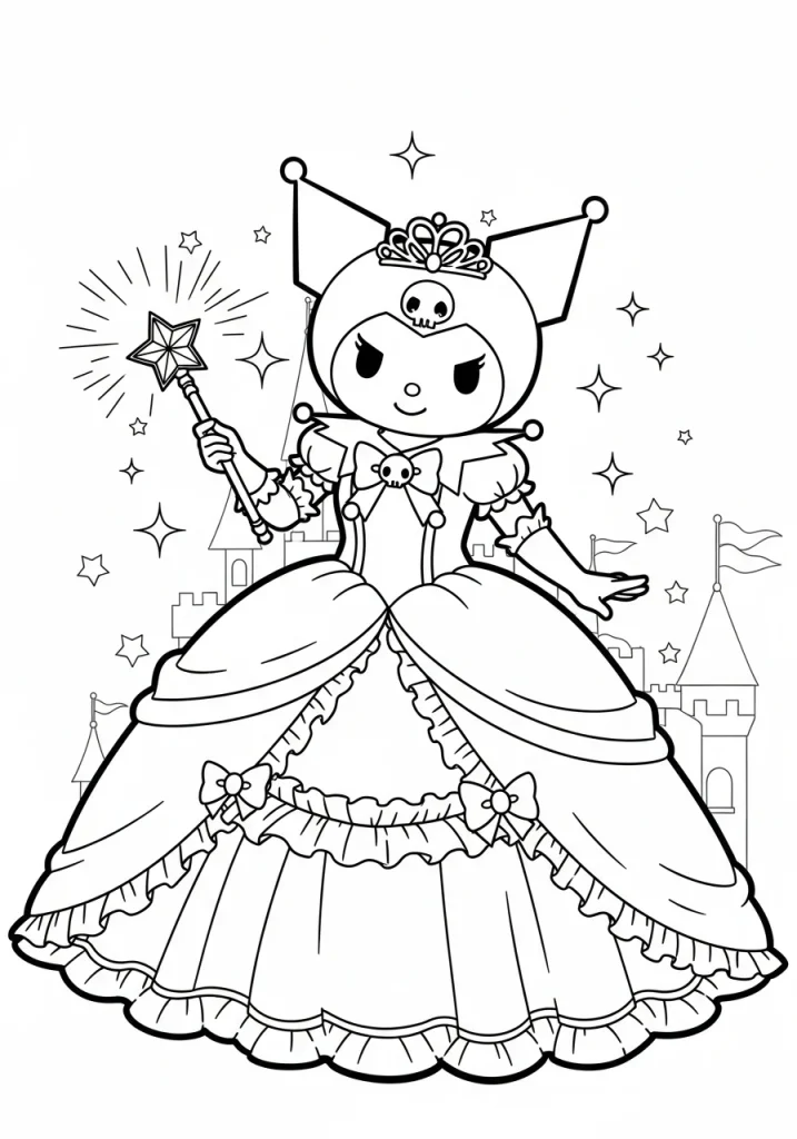kuromi coloring pages 39