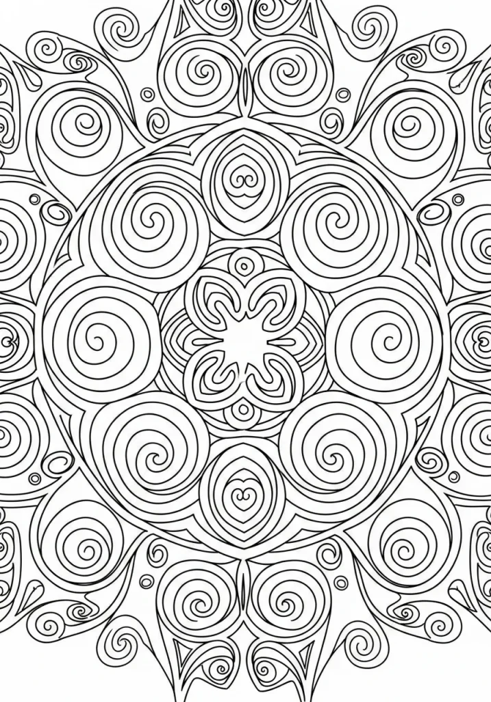mandala mandala coloring pages 