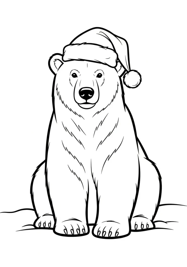 polor bear coloring pages