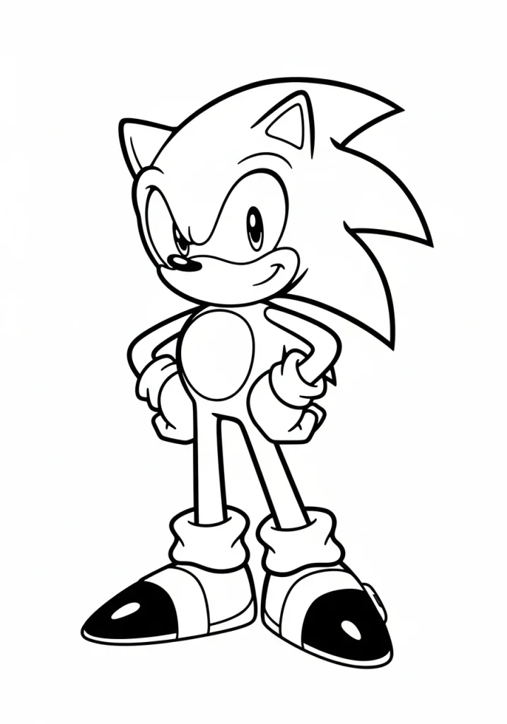 sonicr coloring pagess