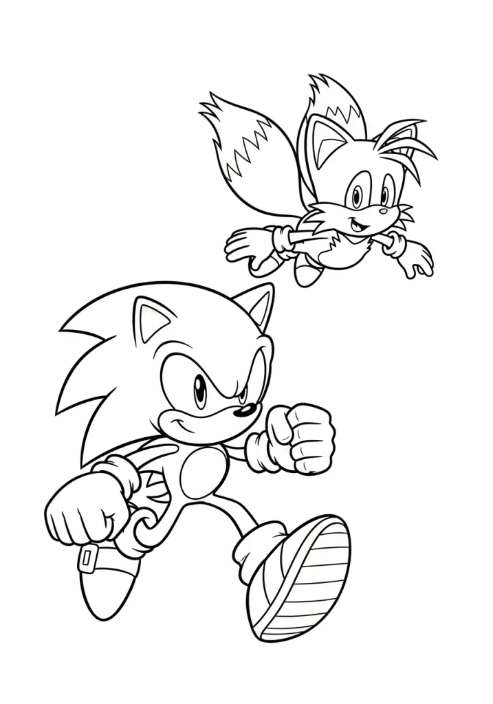 sonicr coloring pagess2