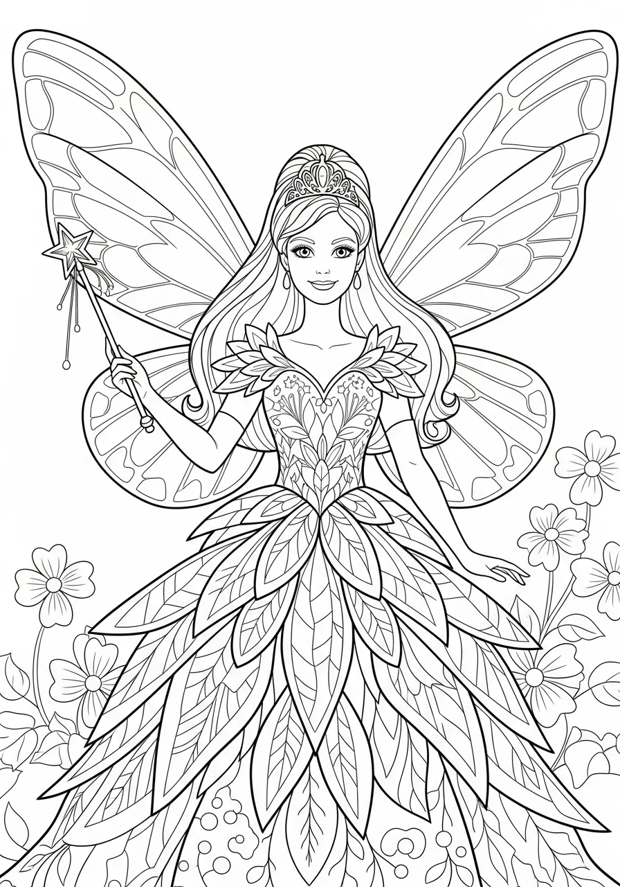 cute Barbie coloring pages