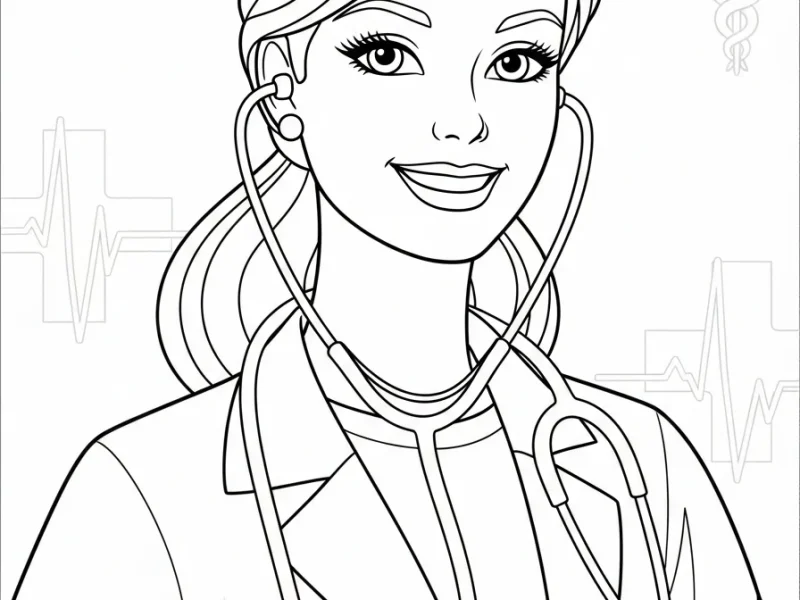barbie coloring pages