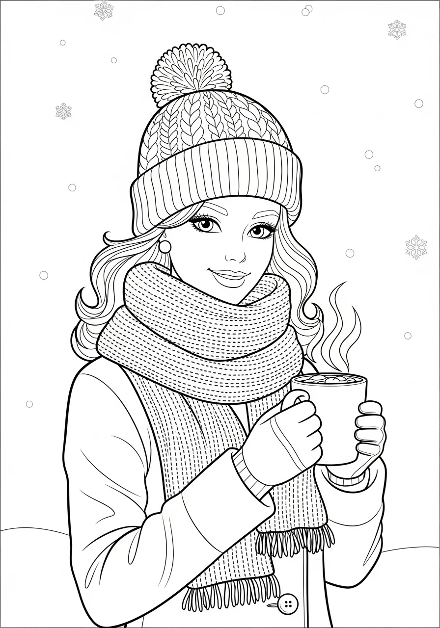 cute Barbie coloring pages