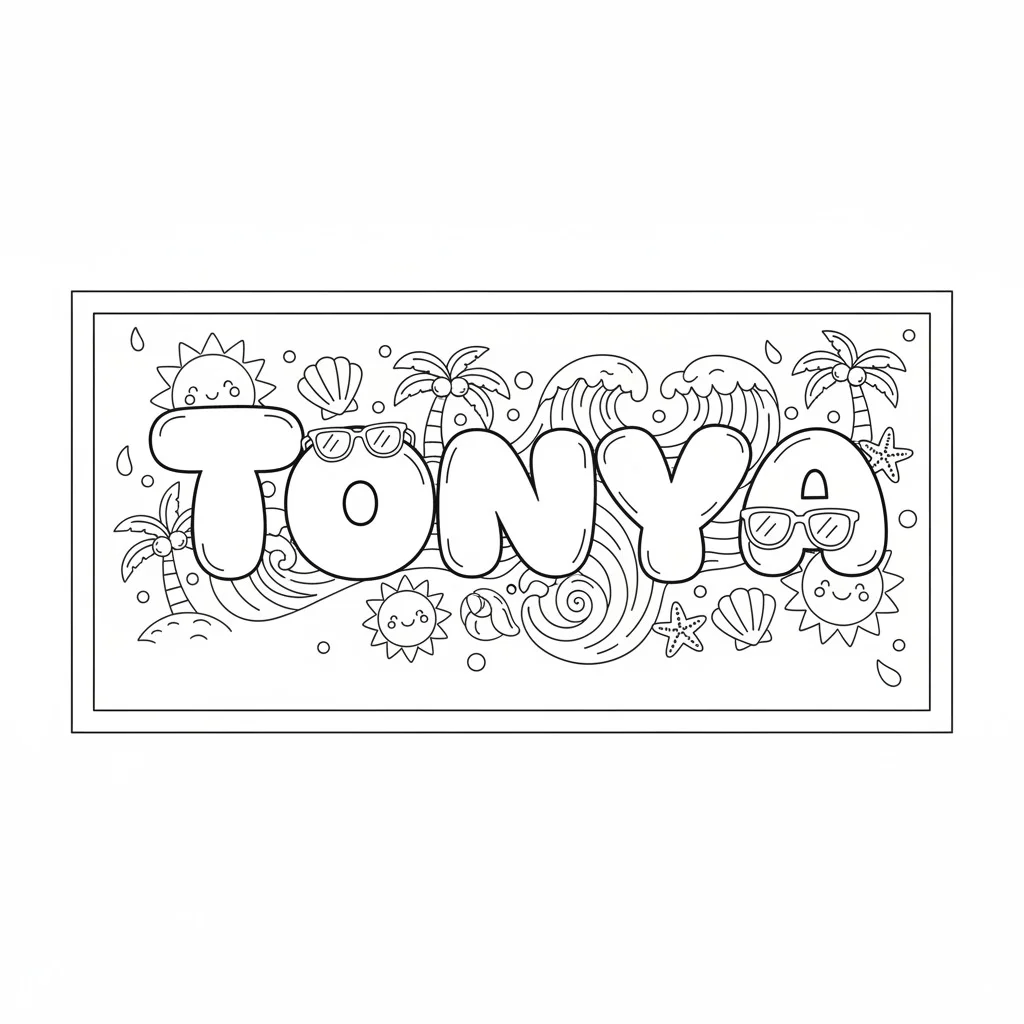 free printable name coloring pages
