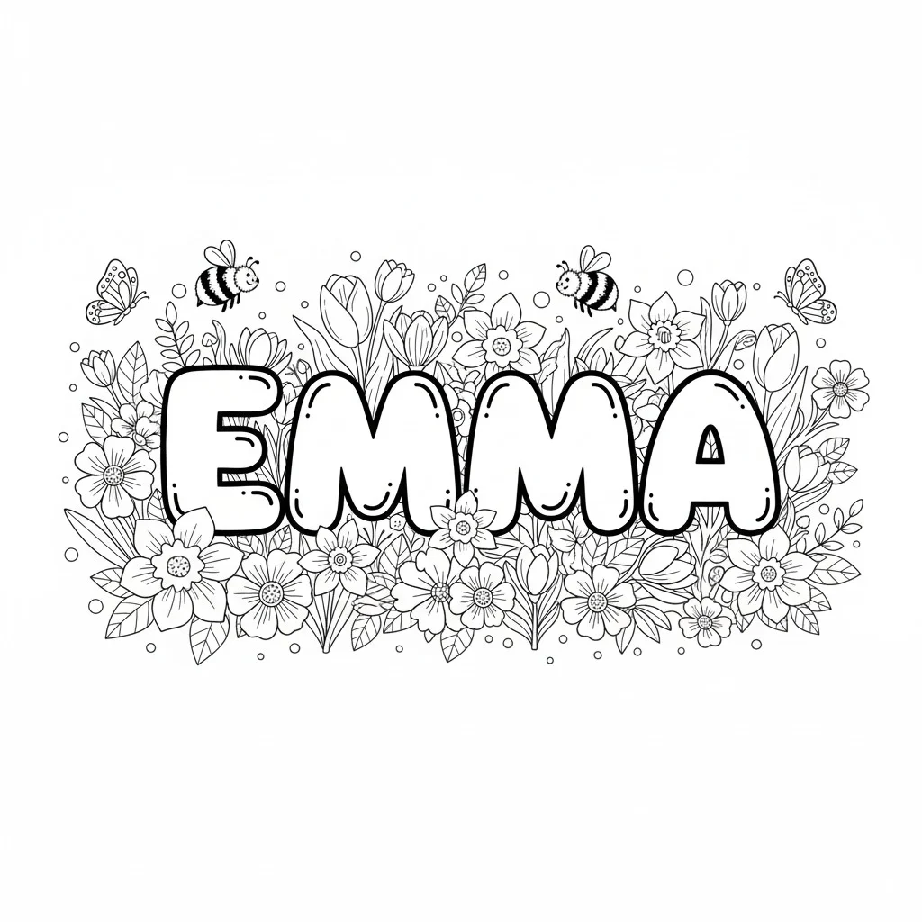free name coloring pages for kids