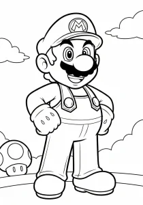 mario coloring pages