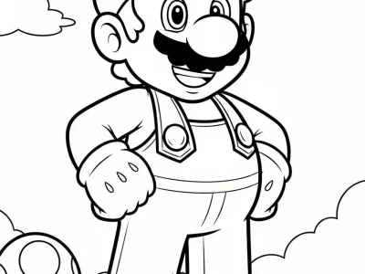 mario coloring pages