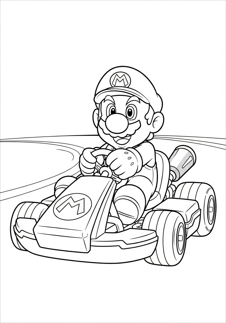 super mario coloring pages