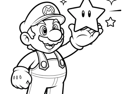 20 Best Mario Coloring Pages You Must Have - Free printable coloring page