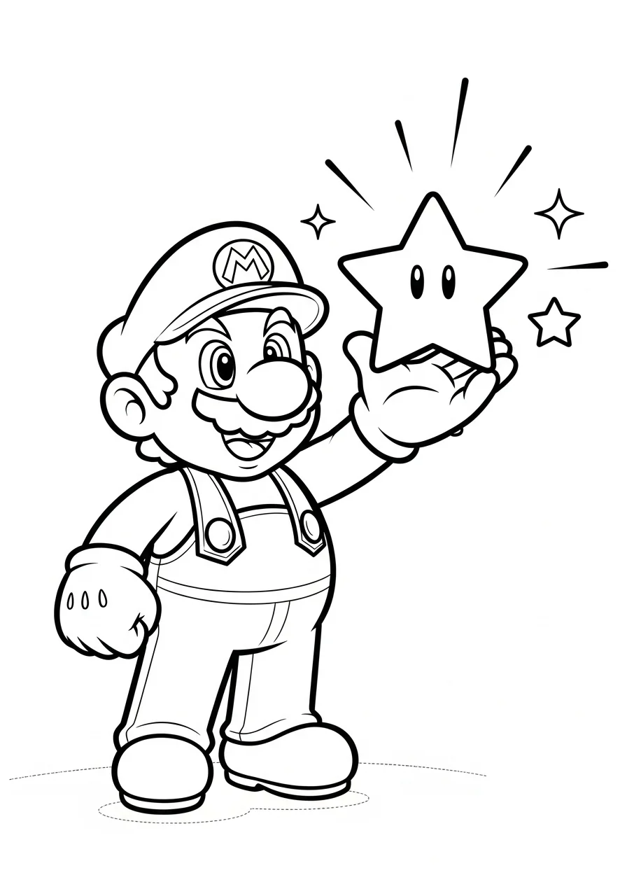 super mario coloring pages pdf