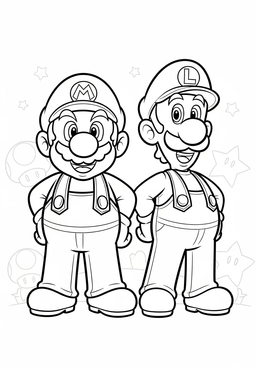 mario coloring pages pdf free