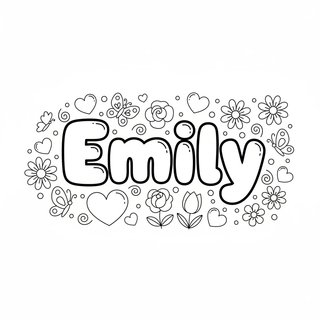 personalized name coloring pages