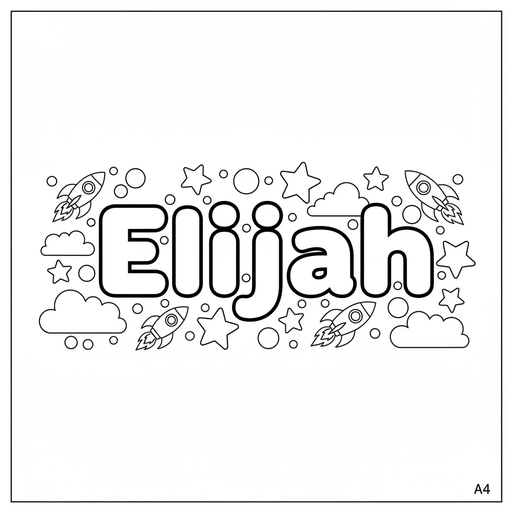 personalized name coloring pages