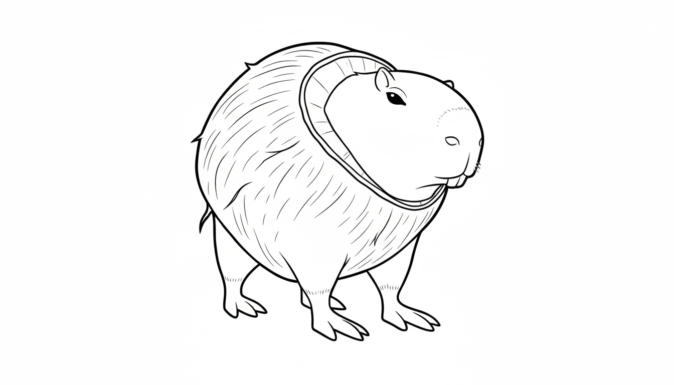 Quilt pattern Italian brainrot detailed coloring page