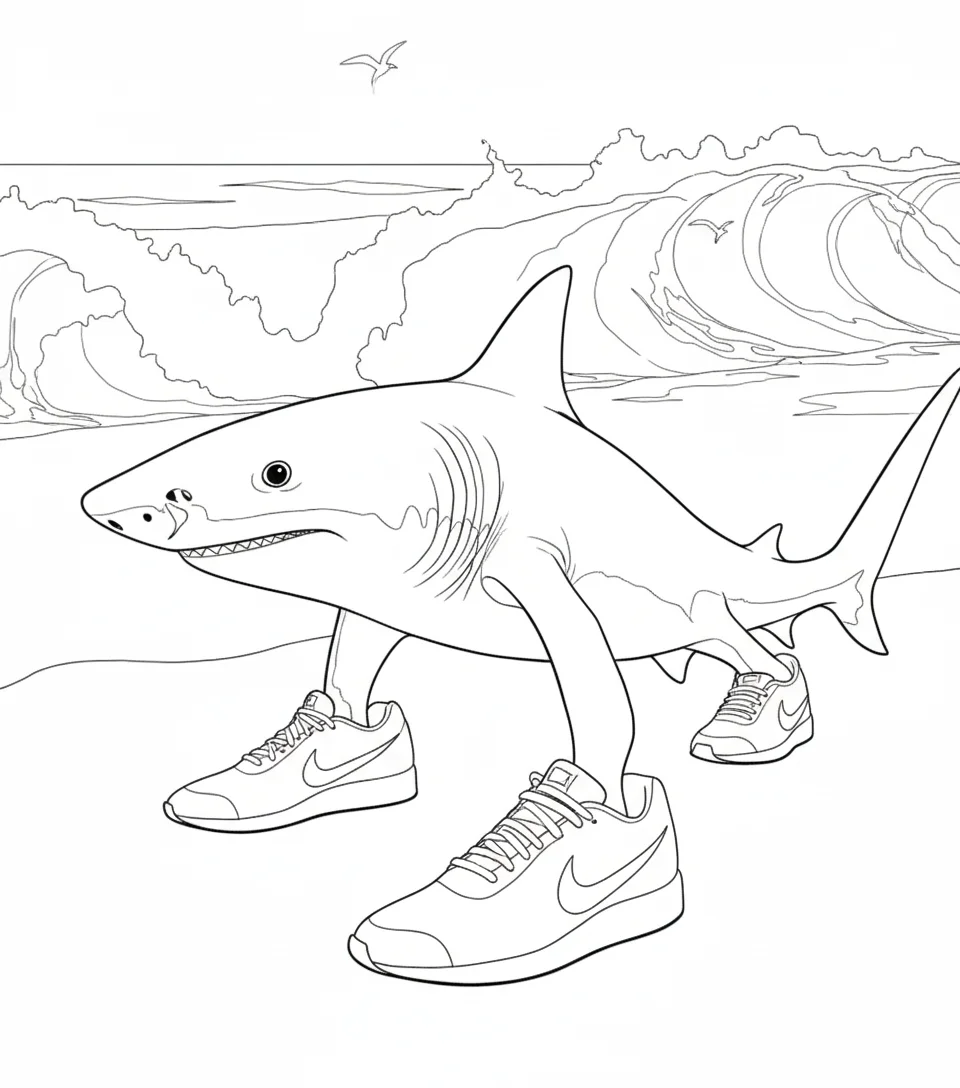 Ballerina Cappuccina dancing coffee cup Italian meme coloring page