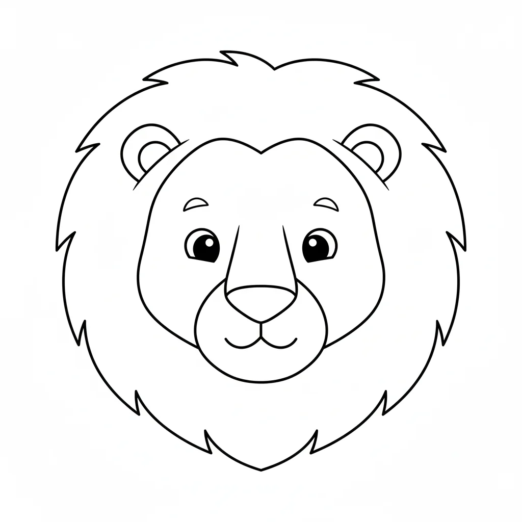 Lion activity page for kids education and fun