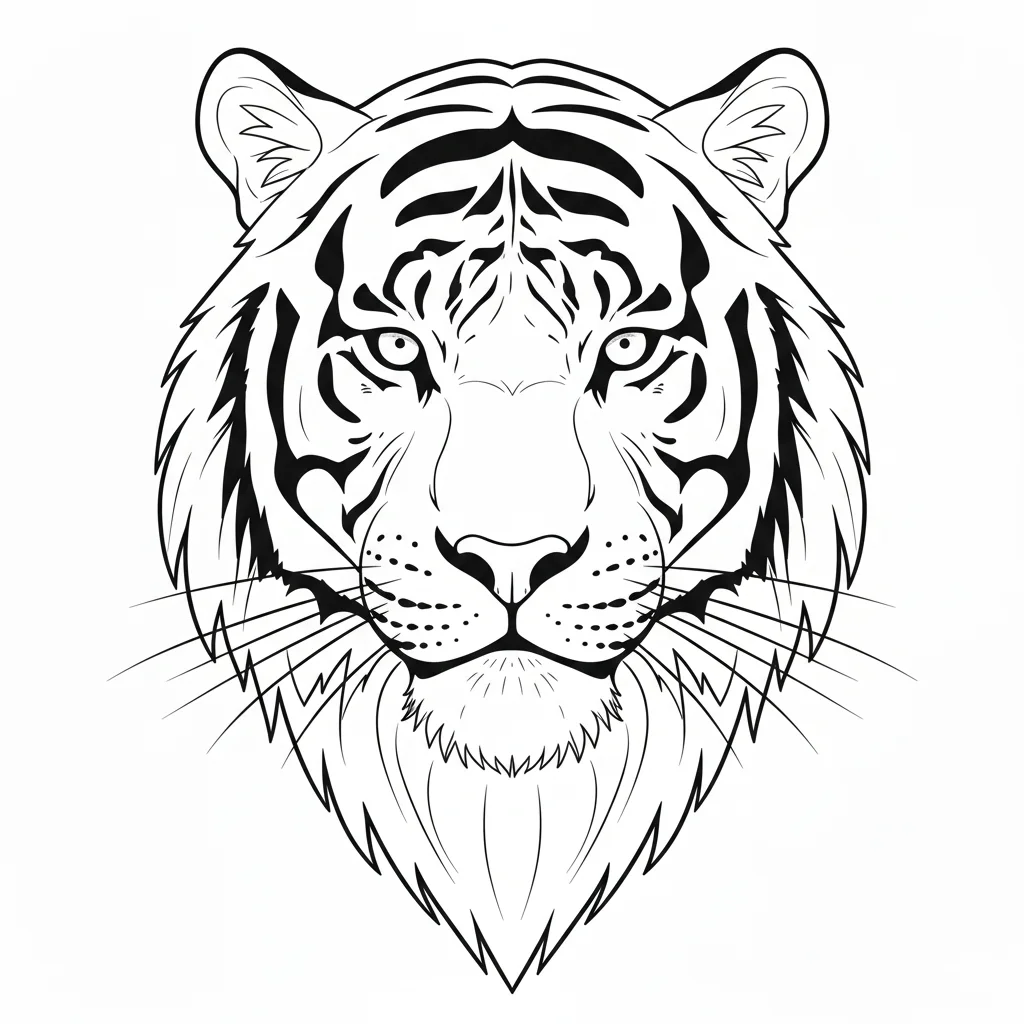 African lion safari coloring page